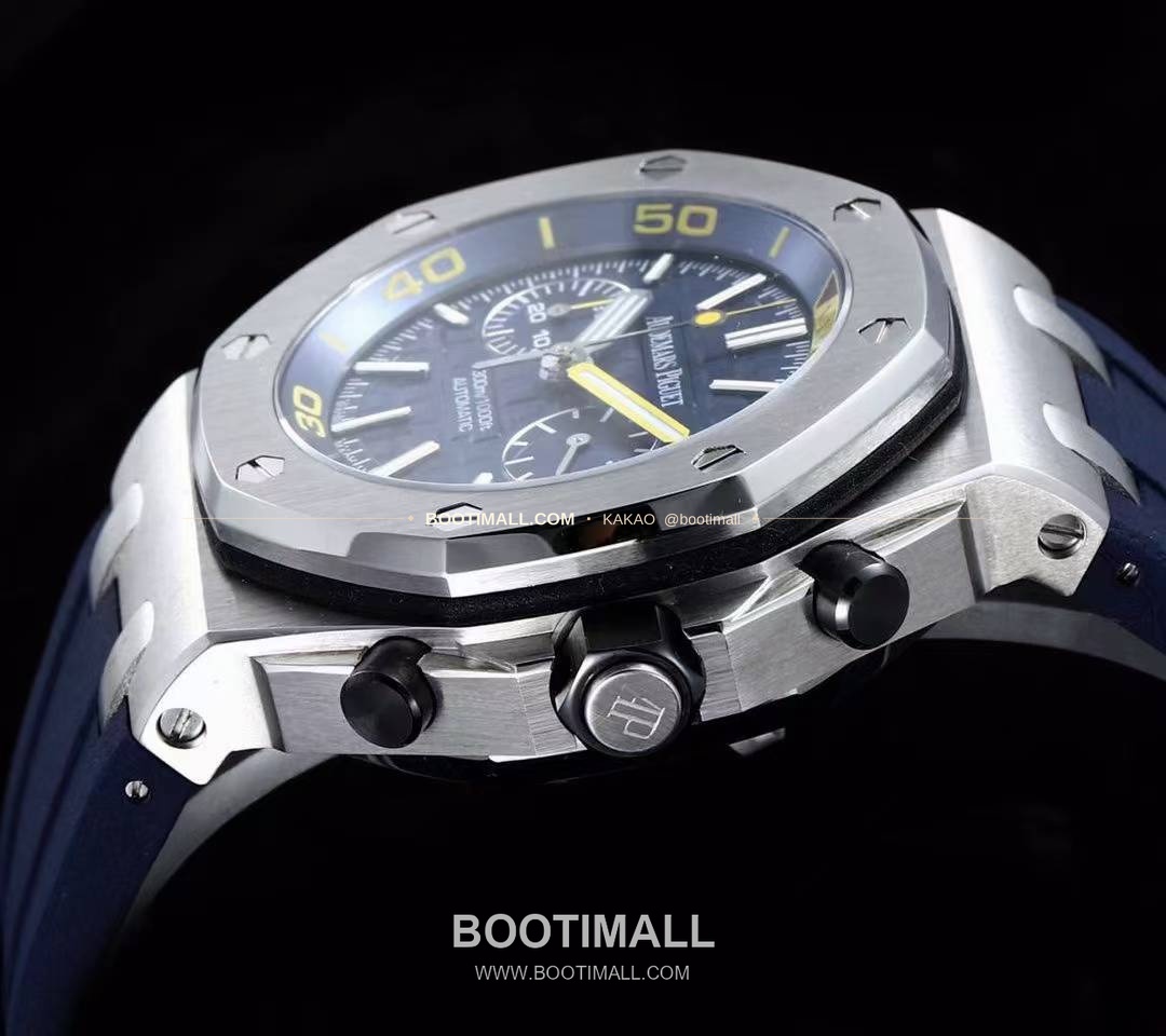 오데마피게 로열오크오프쇼어 스틸 와플다이얼 크로노그래프 오토매틱 Audemars Piguet Royal Oak Offshore Steel Waffle Dial Chronograph Automatic 26703 42mm 7