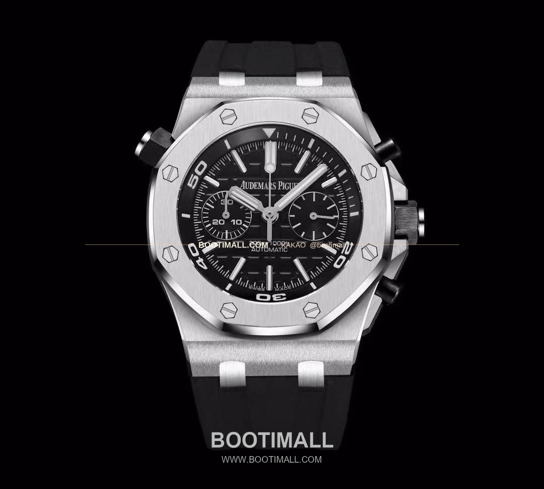 오데마피게 로열오크오프쇼어 스틸 와플다이얼 크로노그래프 오토매틱 Audemars Piguet Royal Oak Offshore Steel Waffle Dial Chronograph Automatic 26703 42mm 2