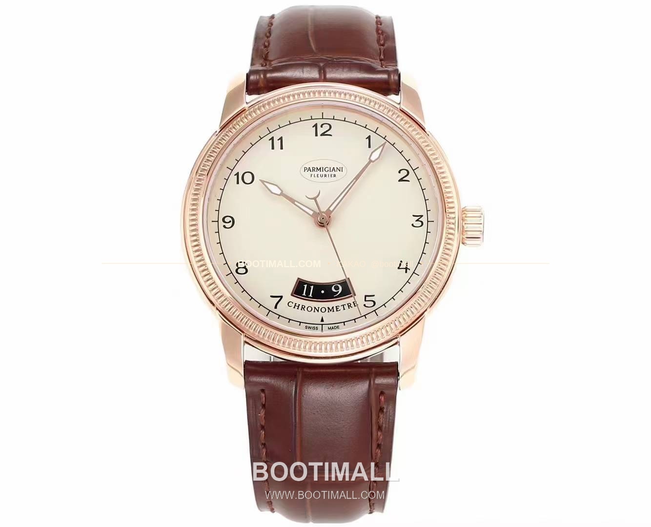 파르미지아니 플리에르 PFC423 초박형 에나멜다이얼 드레스 오토매틱 Parmigiani Fleurier PFC423 Ultra Thin Enamel Dial Dress Automatic 40mm 2