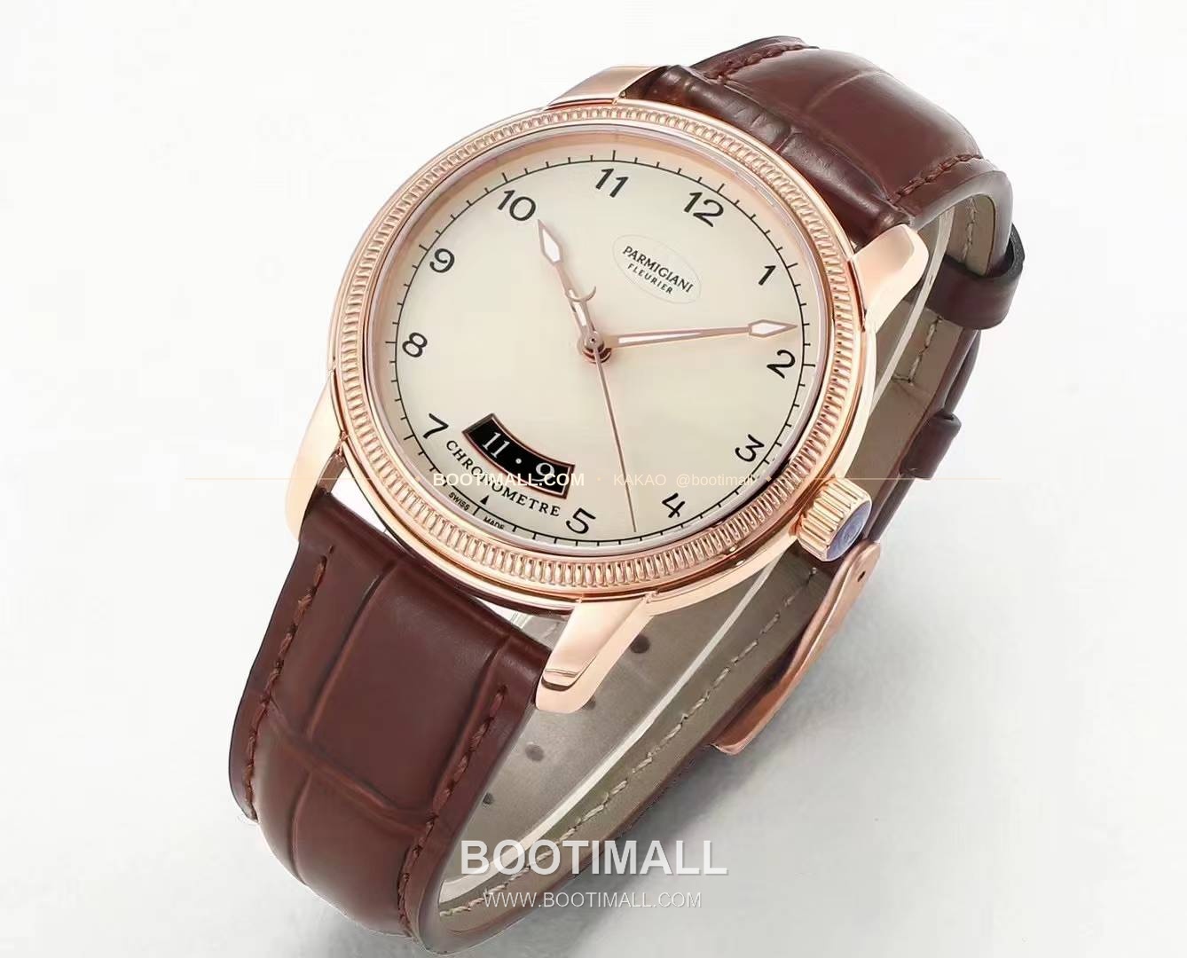 파르미지아니 플리에르 PFC423 초박형 에나멜다이얼 드레스 오토매틱 Parmigiani Fleurier PFC423 Ultra Thin Enamel Dial Dress Automatic 40mm 3