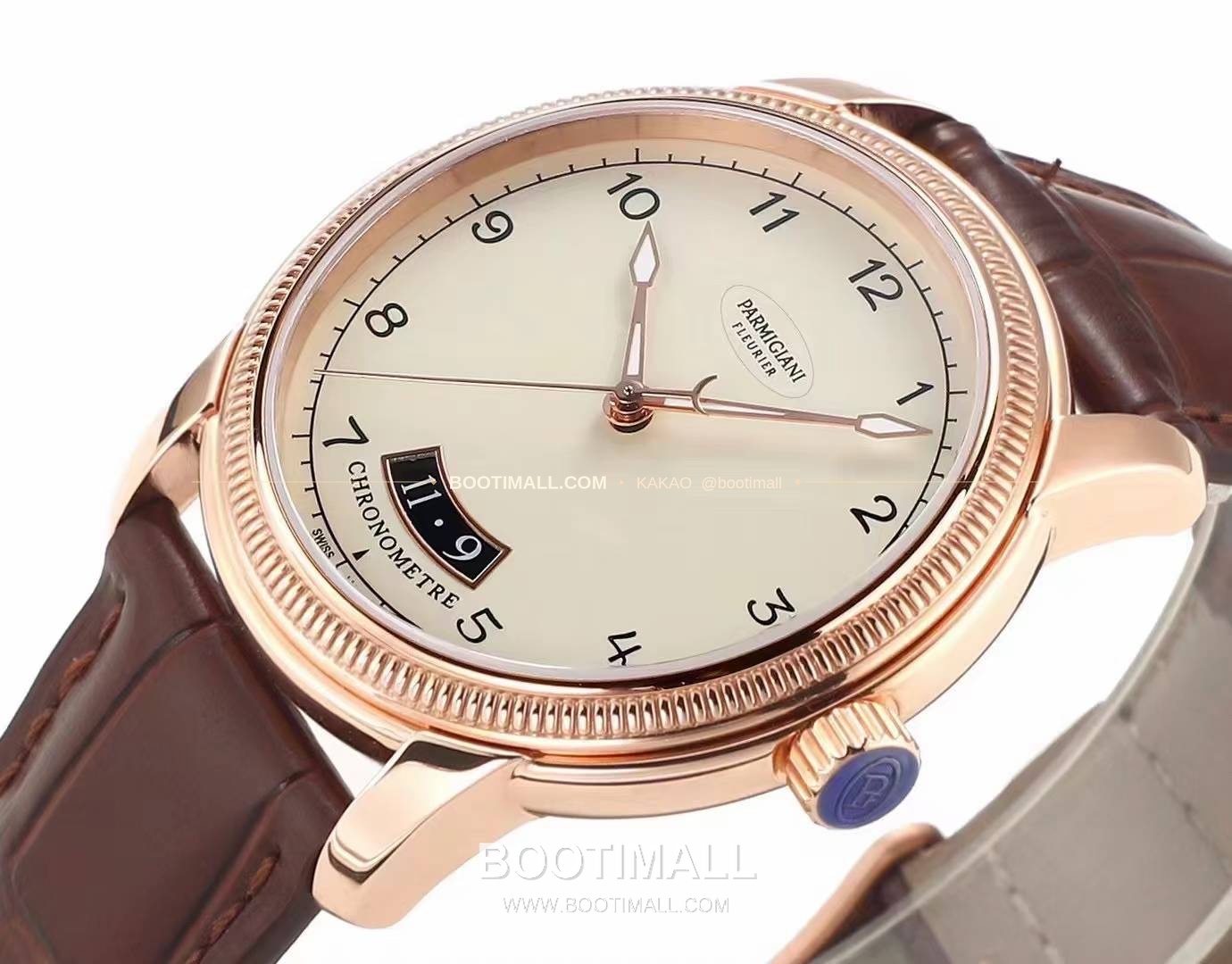 파르미지아니 플리에르 PFC423 초박형 에나멜다이얼 드레스 오토매틱 Parmigiani Fleurier PFC423 Ultra Thin Enamel Dial Dress Automatic 40mm 4