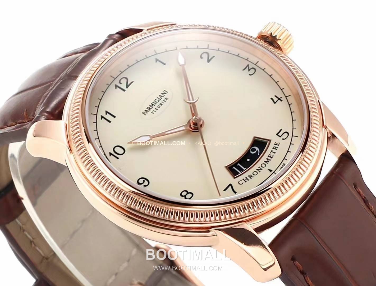 파르미지아니 플리에르 PFC423 초박형 에나멜다이얼 드레스 오토매틱 Parmigiani Fleurier PFC423 Ultra Thin Enamel Dial Dress Automatic 40mm 5