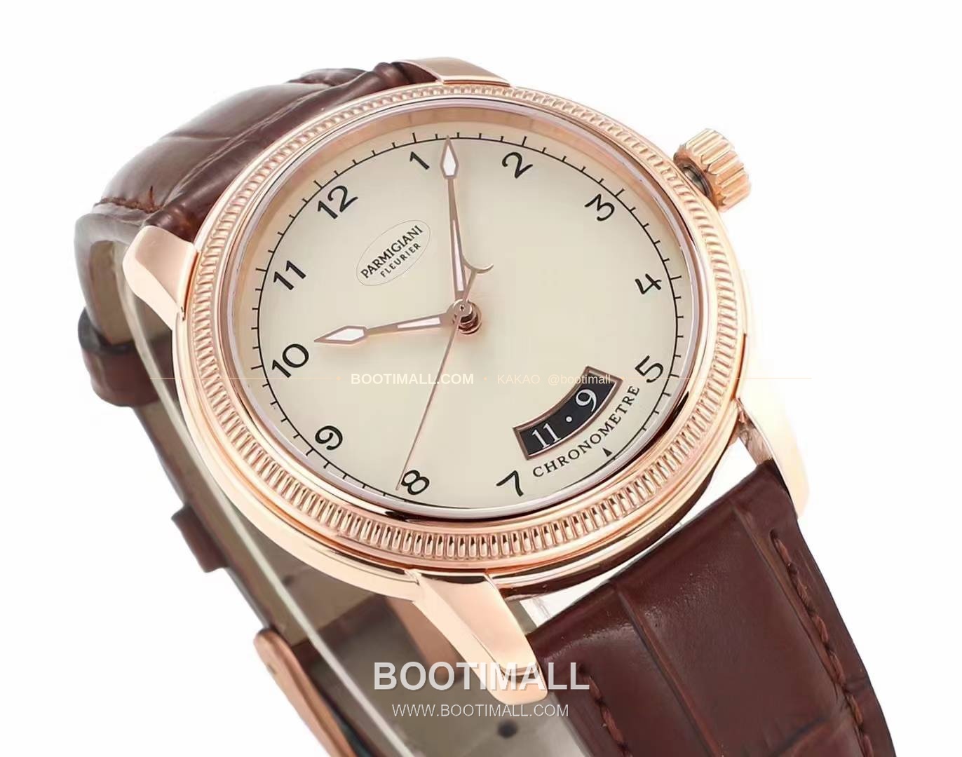 파르미지아니 플리에르 PFC423 초박형 에나멜다이얼 드레스 오토매틱 Parmigiani Fleurier PFC423 Ultra Thin Enamel Dial Dress Automatic 40mm 6