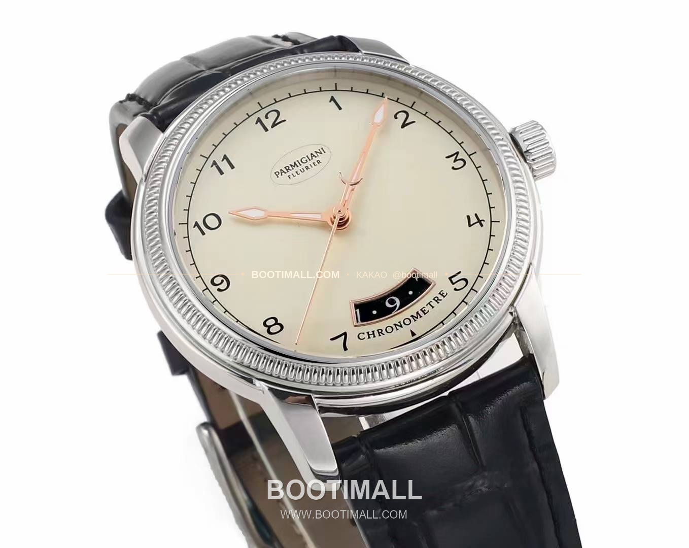 파르미지아니 플리에르 PFC423 초박형 에나멜다이얼 드레스 오토매틱 Parmigiani Fleurier PFC423 Ultra Thin Enamel Dial Dress Automatic 40mm 4