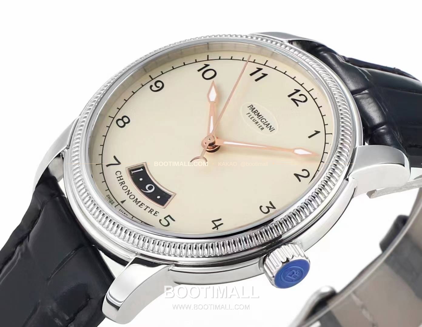 파르미지아니 플리에르 PFC423 초박형 에나멜다이얼 드레스 오토매틱 Parmigiani Fleurier PFC423 Ultra Thin Enamel Dial Dress Automatic 40mm 5