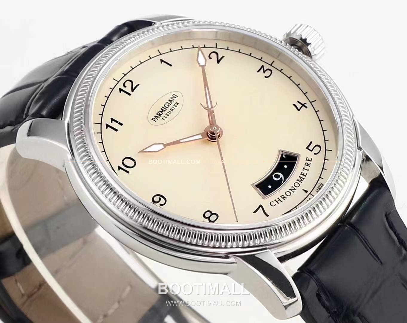 파르미지아니 플리에르 PFC423 초박형 에나멜다이얼 드레스 오토매틱 Parmigiani Fleurier PFC423 Ultra Thin Enamel Dial Dress Automatic 40mm 6