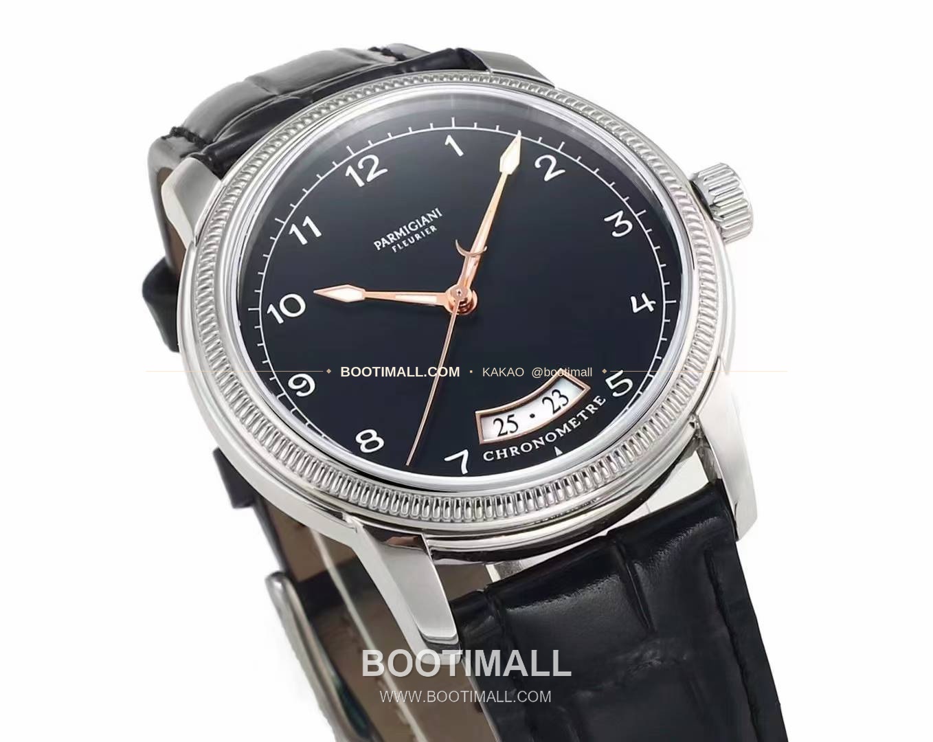 파르미지아니 플리에르 PFC423 초박형 에나멜다이얼 드레스 오토매틱 Parmigiani Fleurier PFC423 Ultra Thin Enamel Dial Dress Automatic 40mm 6