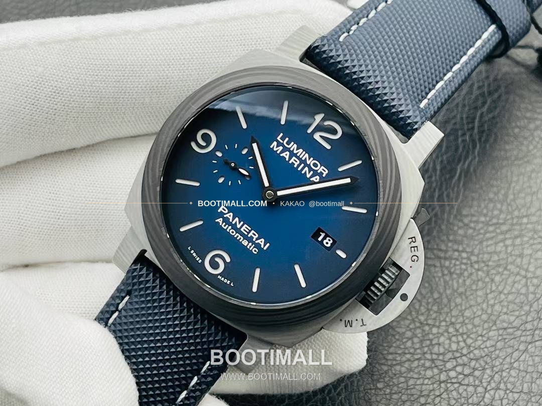 파네라이 루미노르 PAM1663 카본 스모크블루다이얼 오토매틱 Panerai Luminor PAM1663 Carbon Smoke Blue Dial Automatic 44mm 3