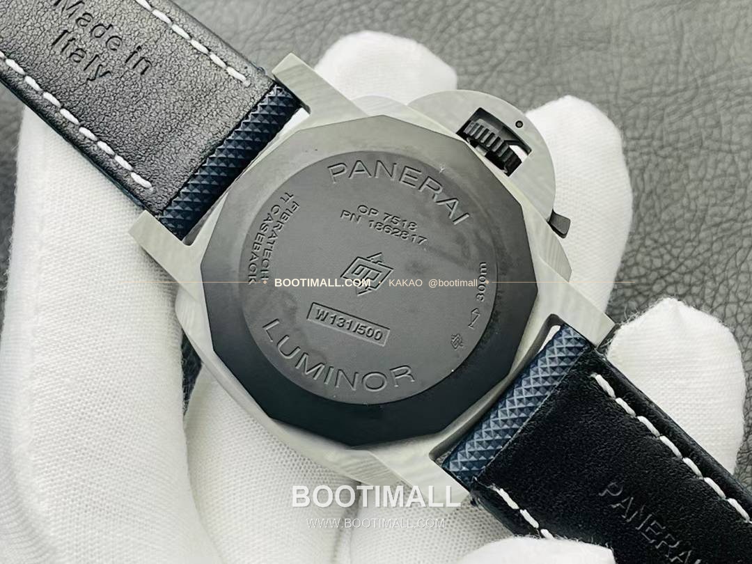 파네라이 루미노르 PAM1663 카본 스모크블루다이얼 오토매틱 Panerai Luminor PAM1663 Carbon Smoke Blue Dial Automatic 44mm 7