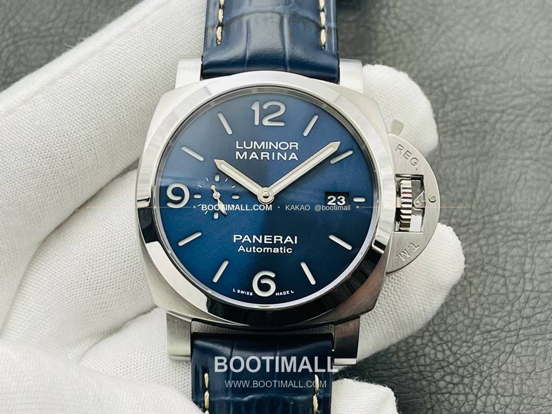 파네라이 루미노르 PAM1663 카본 스모크블루다이얼 오토매틱 Panerai Luminor PAM1663 Carbon Smoke Blue Dial Automatic 44mm 1