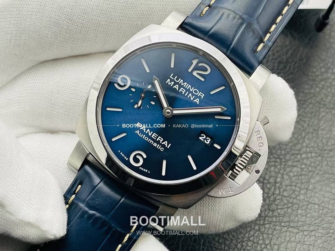 파네라이 루미노르 PAM1663 카본 스모크블루다이얼 오토매틱 Panerai Luminor PAM1663 Carbon Smoke Blue Dial Automatic 44mm 2