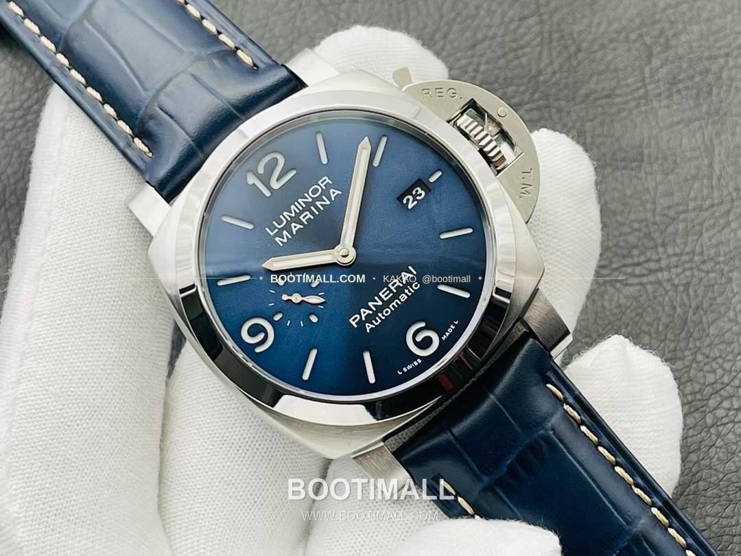 파네라이 루미노르 PAM1663 카본 스모크블루다이얼 오토매틱 Panerai Luminor PAM1663 Carbon Smoke Blue Dial Automatic 44mm 3