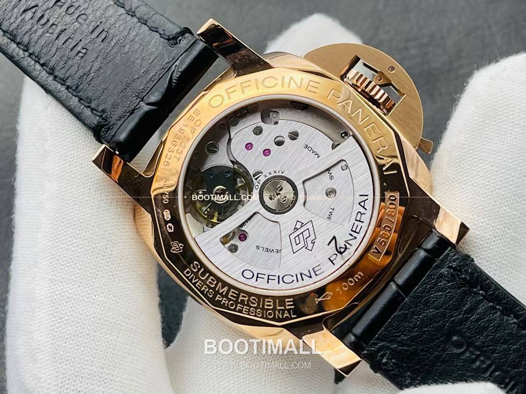 파네라이 서브머저블 PAM974 레드골드 세라믹베젤 블랙다이얼 오토매틱 Panerai Submersible PAM974 Red Gold Ceramic Bezel Black Dial Automatic 42mm 7