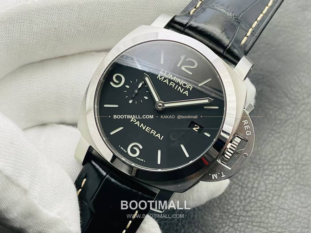 파네라이 루미노르 PAM312 스틸 블랙다이얼 오토매틱 Panerai Luminor PAM312 Steel Black Dial Automatic 44mm 2