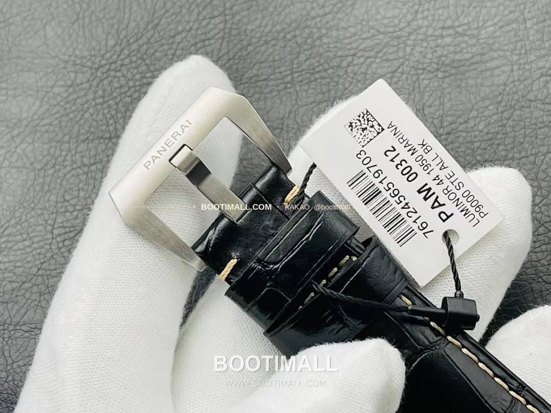 파네라이 루미노르 PAM312 스틸 블랙다이얼 오토매틱 Panerai Luminor PAM312 Steel Black Dial Automatic 44mm 8