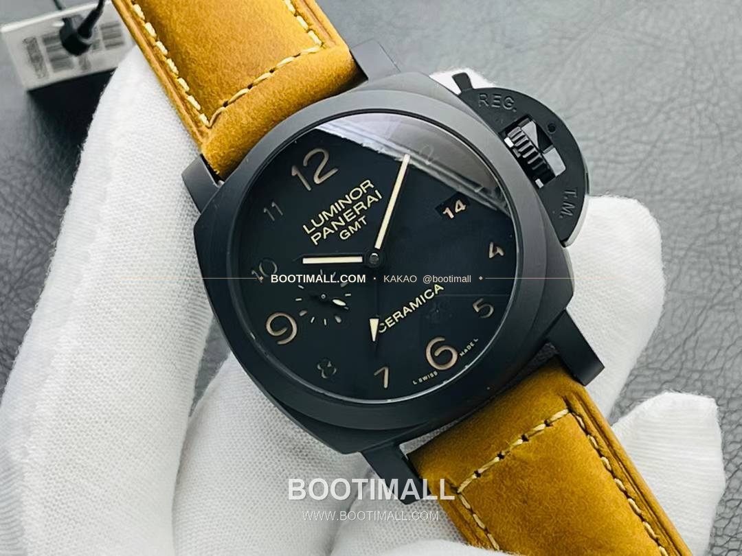 파네라이 루미노르 GMT PAM441 세라믹 블랙다이얼 오토매틱 Panerai Luminor GMT PAM441 Ceramic Black Dial Automatic 44mm 3