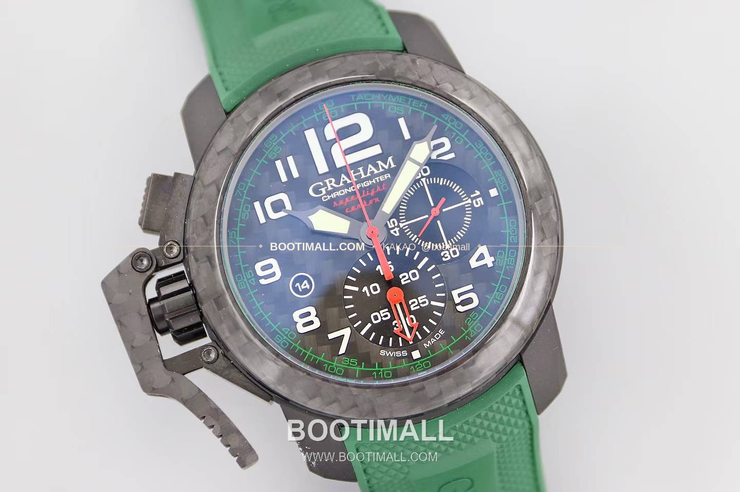 그라함 크로노파이터 티타늄 카본 크로노그래프 오토매틱 Graham Chronofighter Titanium Carbon Chronograph Automatic 47mm 2