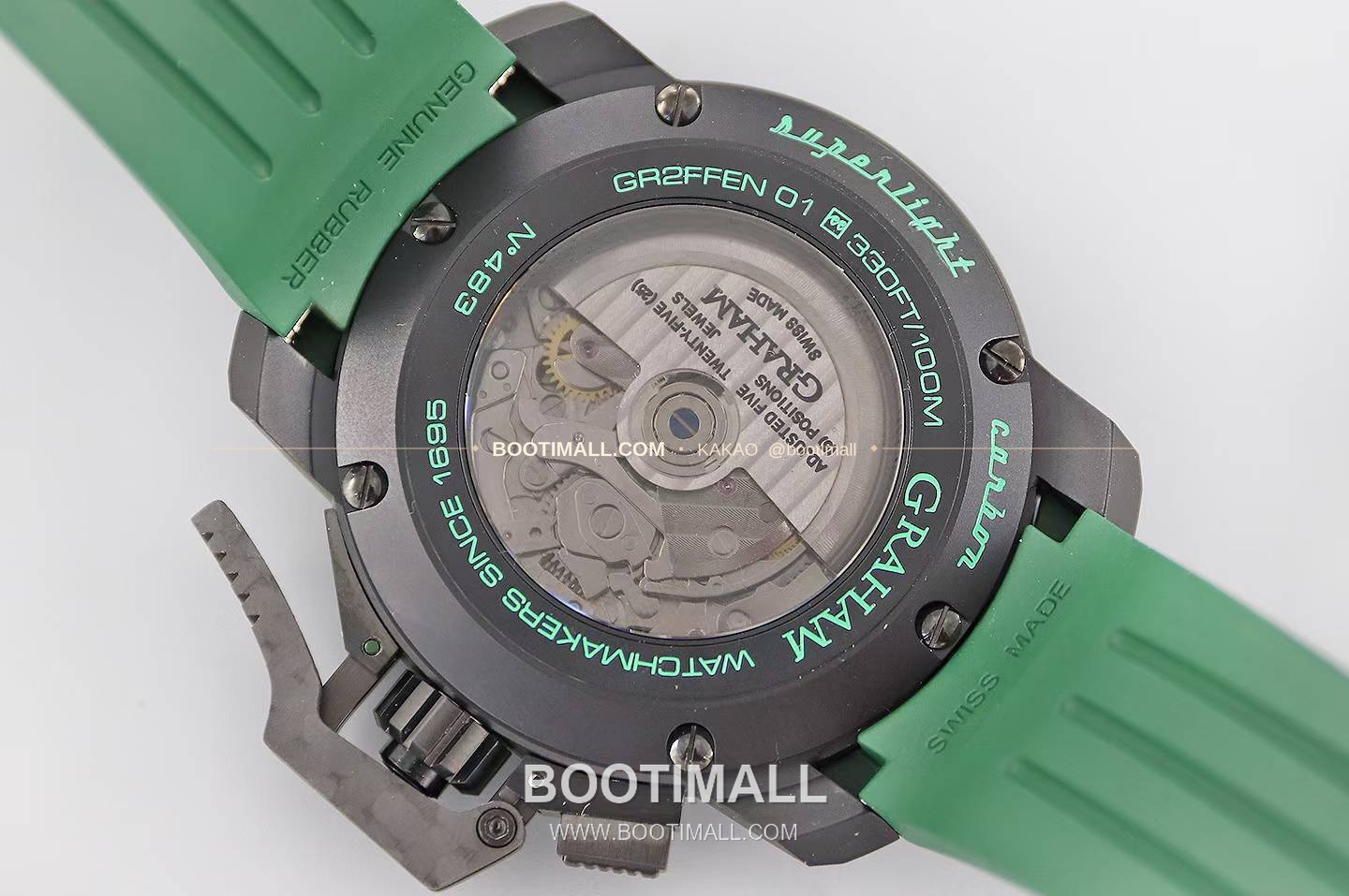 그라함 크로노파이터 티타늄 카본 크로노그래프 오토매틱 Graham Chronofighter Titanium Carbon Chronograph Automatic 47mm 7