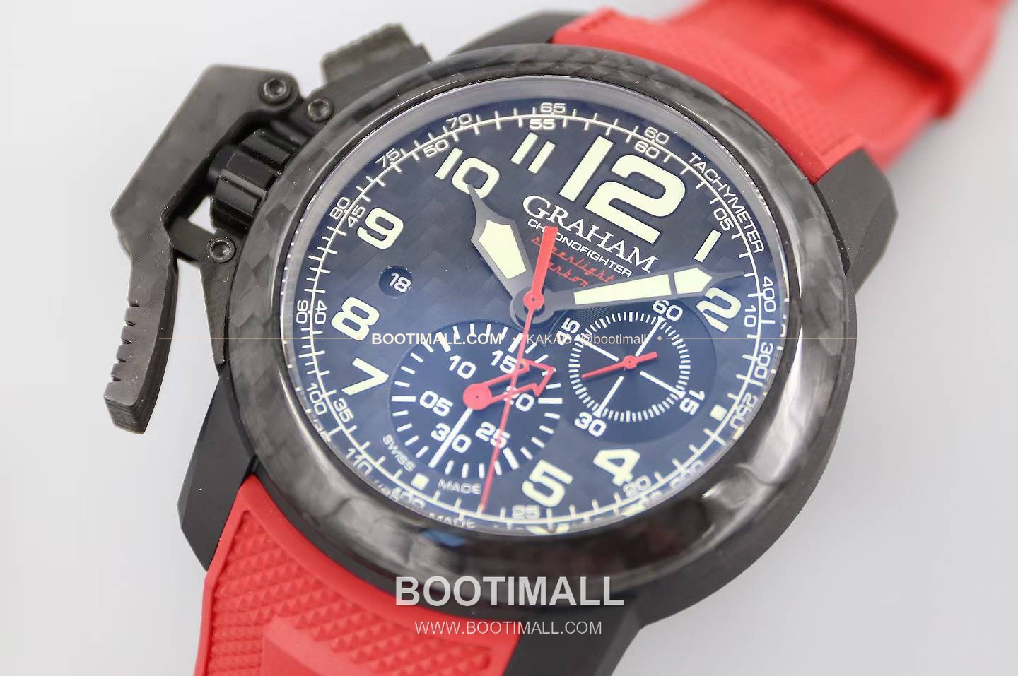 그라함 크로노파이터 티타늄 카본 크로노그래프 오토매틱 Graham Chronofighter Titanium Carbon Chronograph Automatic 47mm 3