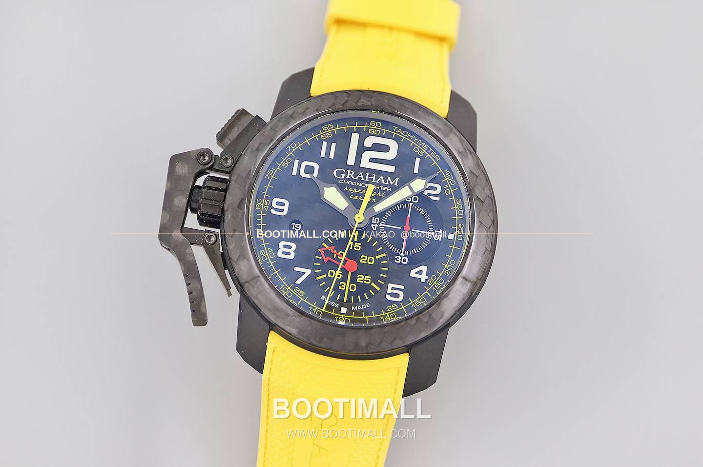 그라함 크로노파이터 티타늄 카본 크로노그래프 오토매틱 Graham Chronofighter Titanium Carbon Chronograph Automatic 47mm 1