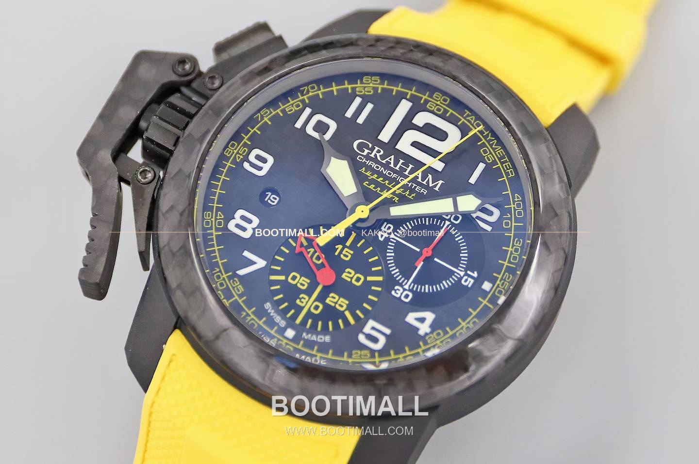 그라함 크로노파이터 티타늄 카본 크로노그래프 오토매틱 Graham Chronofighter Titanium Carbon Chronograph Automatic 47mm 3