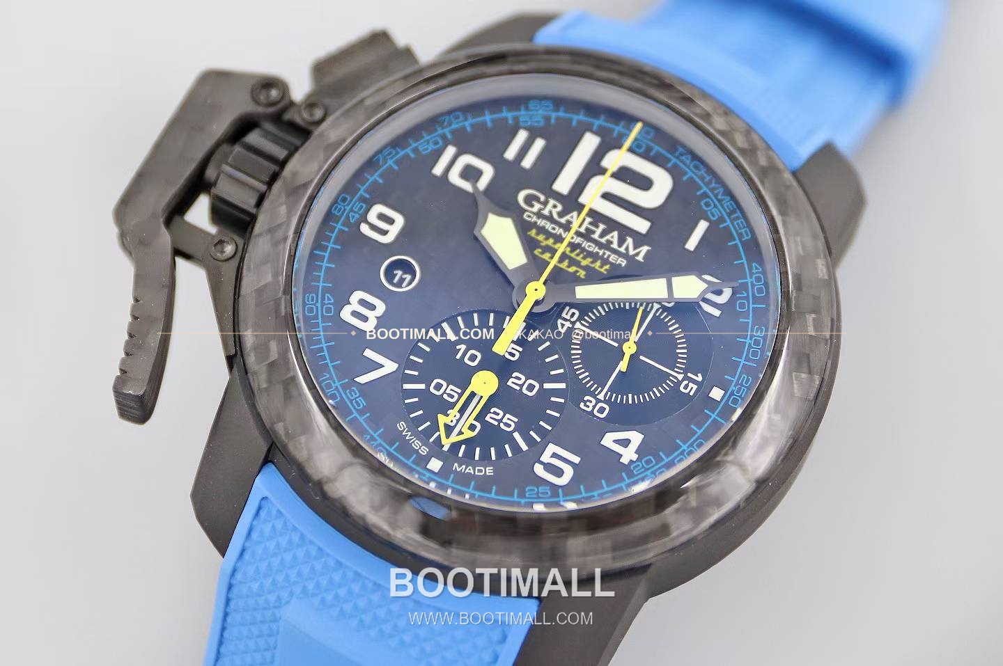 그라함 크로노파이터 티타늄 카본 크로노그래프 오토매틱 Graham Chronofighter Titanium Carbon Chronograph Automatic 47mm 3