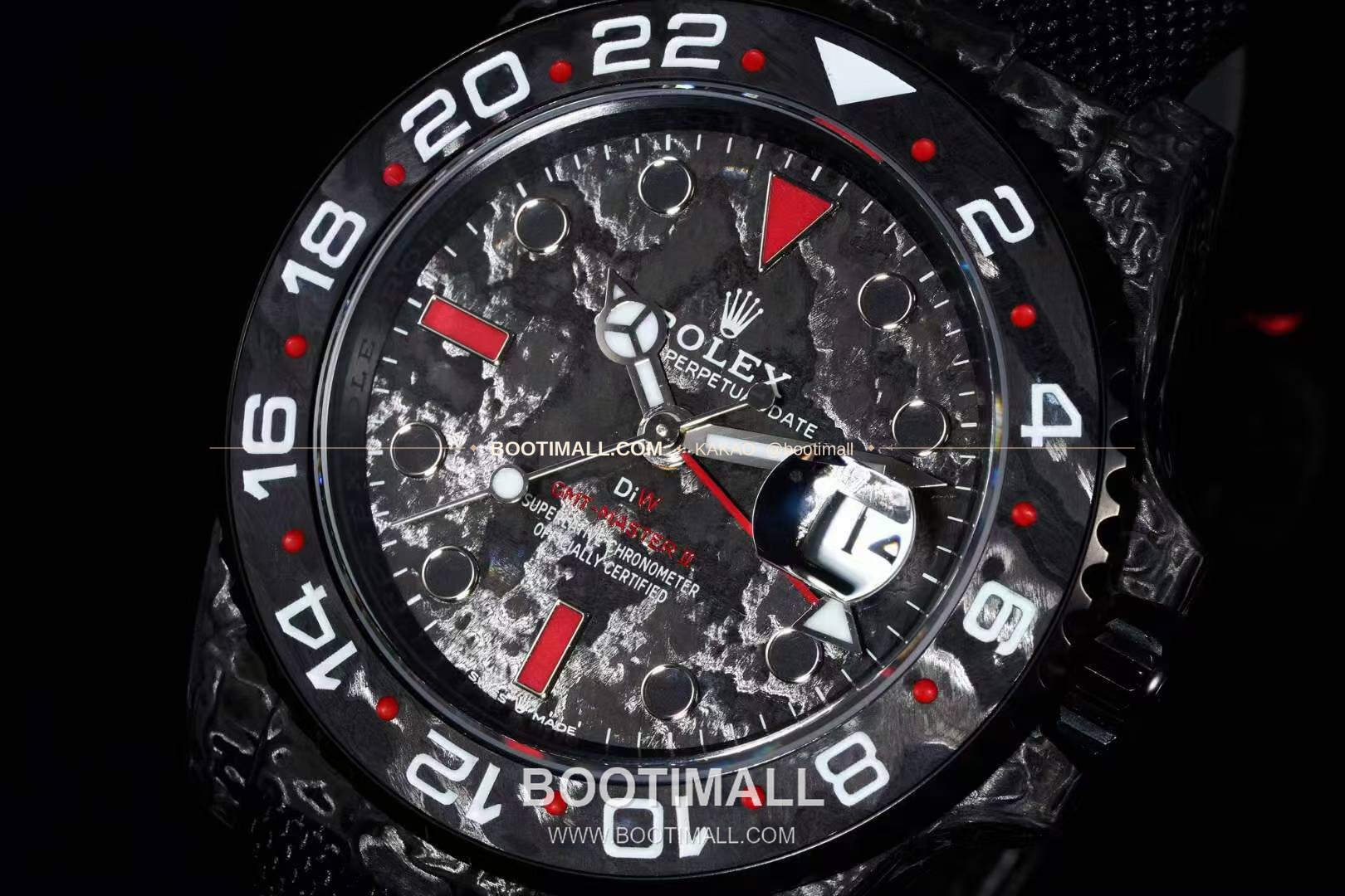 롤렉스 GMT마스터2 NTPT카본 블랙다이얼 듀얼타임 오토매틱 Rolex GMT-Master II NTPT Carbon Black Dial Dual Time Automatic 40mm 3