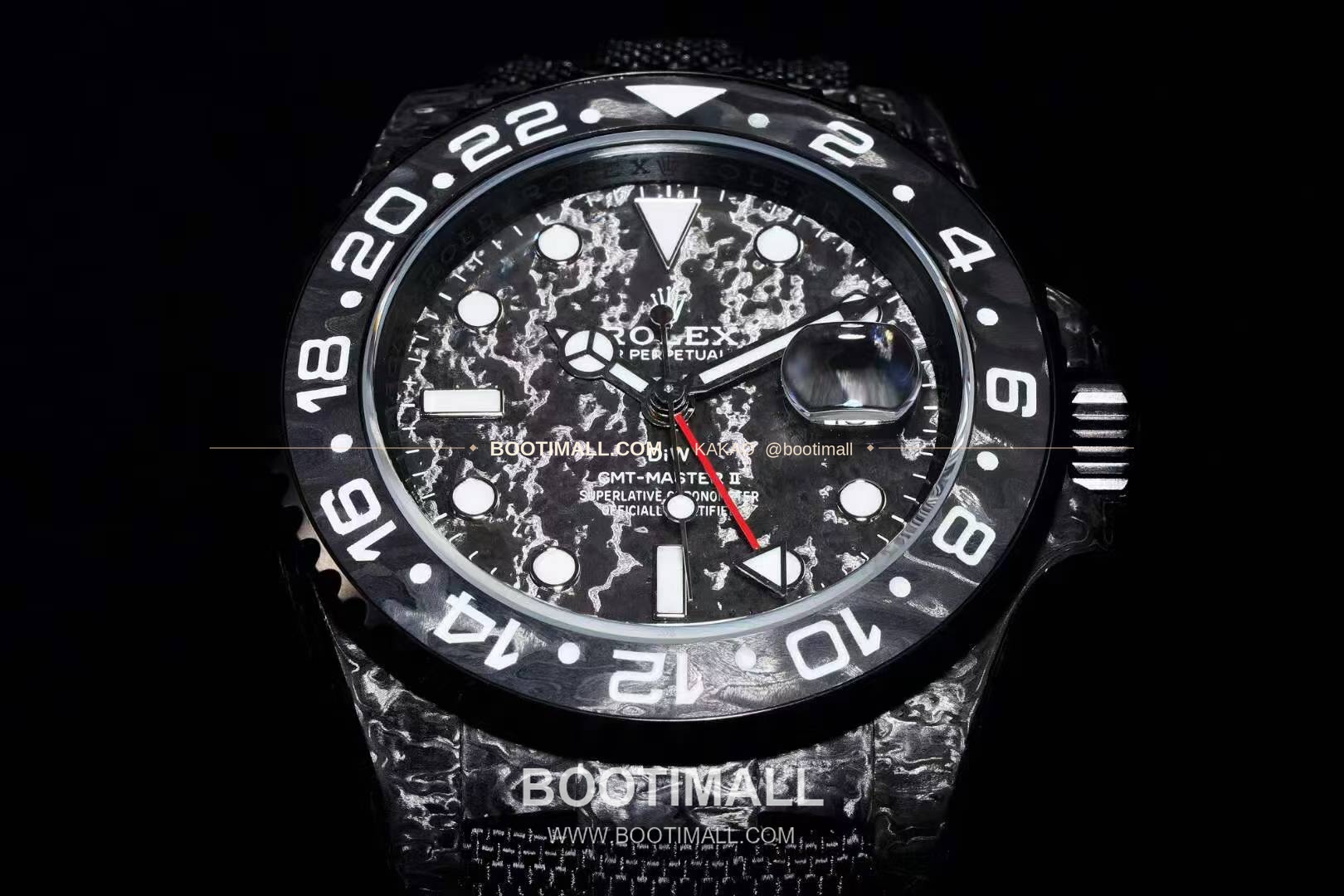 롤렉스 GMT마스터2 NTPT카본 블랙다이얼 듀얼타임 오토매틱 Rolex GMT-Master II NTPT Carbon Black Dial Dual Time Automatic 40mm 4