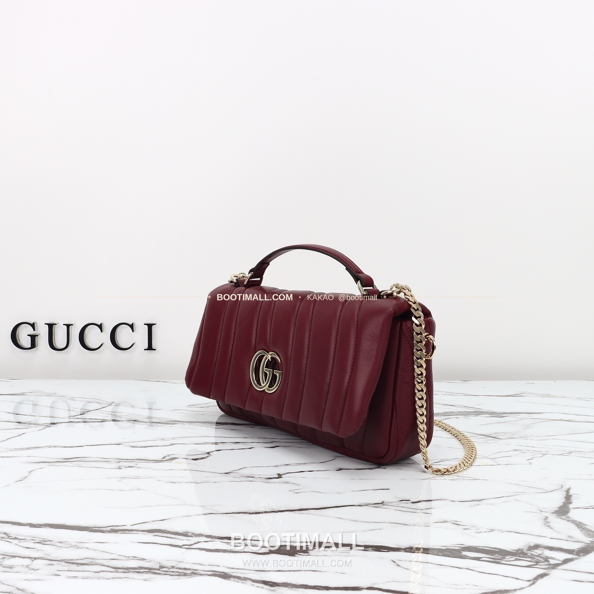 구찌 앵콜라 레드 자수 슬림 숄더백 Gucci Ancora Red Embroidered Slim Shoulder Bag 806016 25.9cm 2
