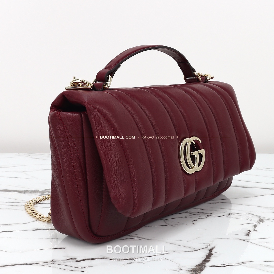 구찌 앵콜라 레드 자수 슬림 숄더백 Gucci Ancora Red Embroidered Slim Shoulder Bag 806016 25.9cm 5