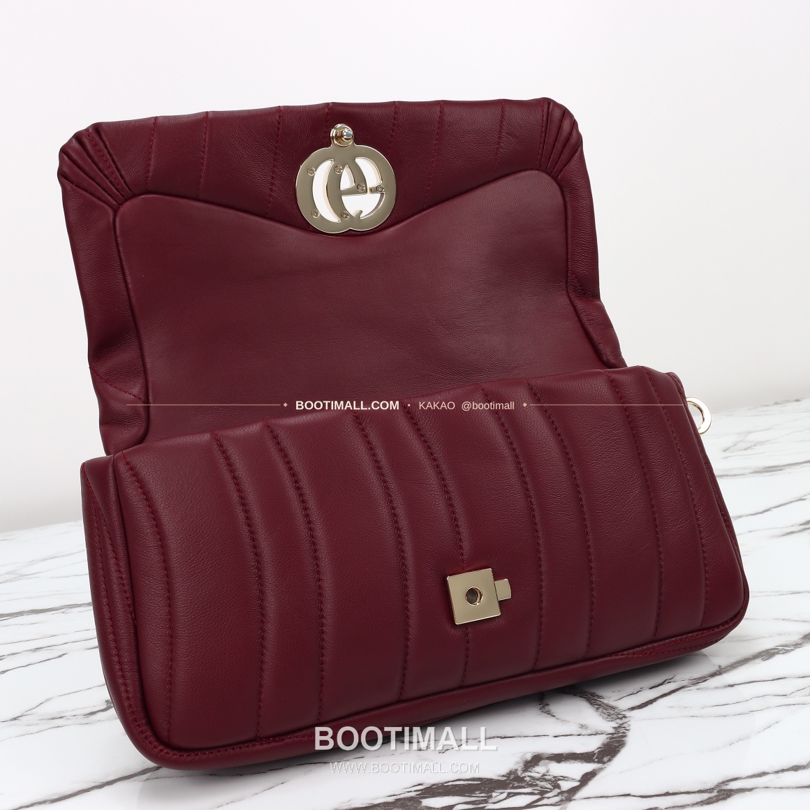 구찌 앵콜라 레드 자수 슬림 숄더백 Gucci Ancora Red Embroidered Slim Shoulder Bag 806016 25.9cm 7