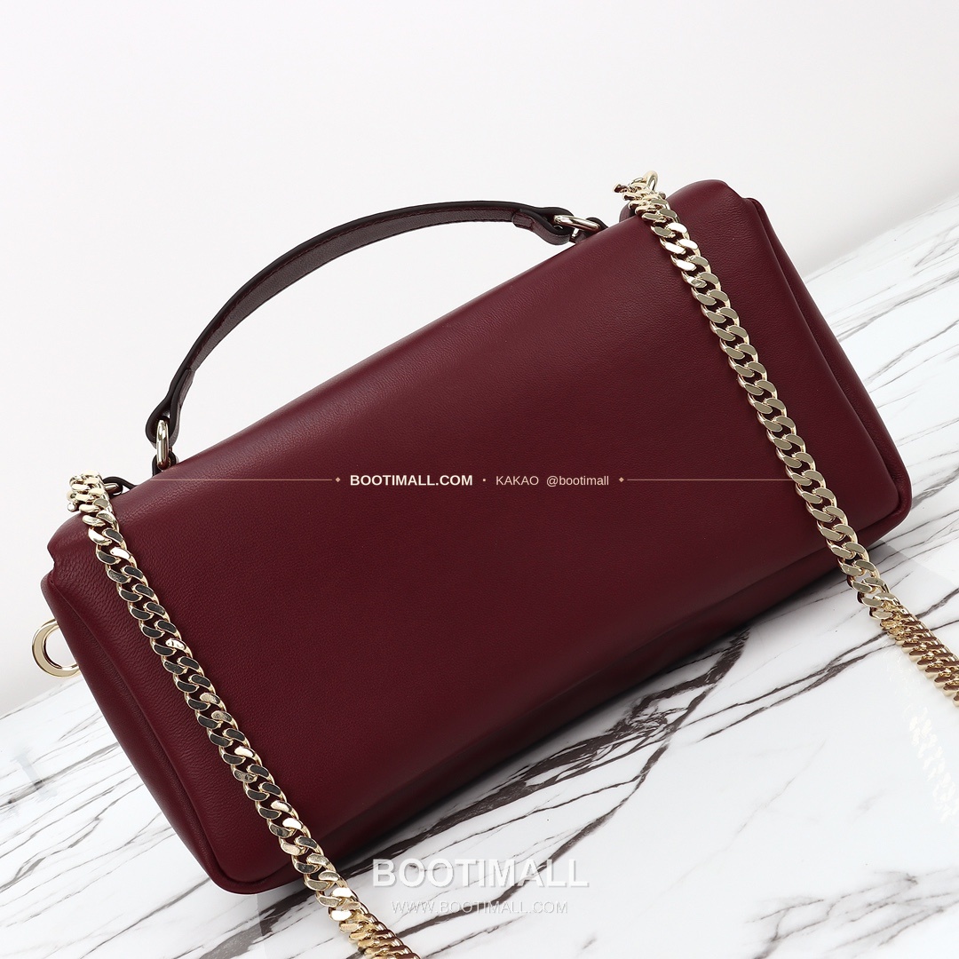 구찌 앵콜라 레드 카프스킨 슬림 숄더백 Gucci Ancora Red Calfskin Slim Shoulder Bag 806016 25.9cm 6