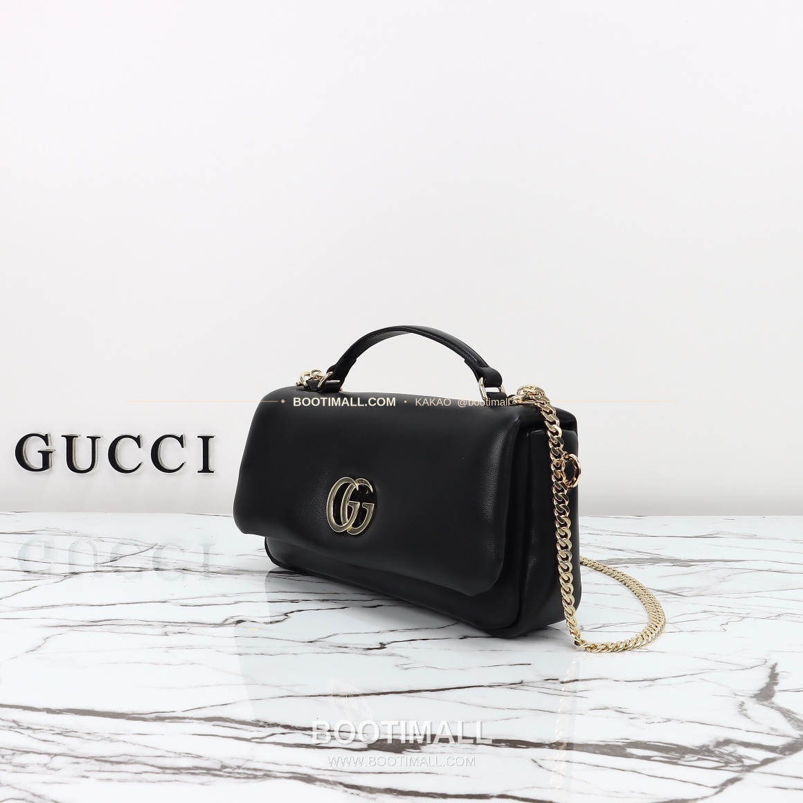 구찌 앵콜라 레드 카프스킨 슬림 숄더백 Gucci Ancora Red Calfskin Slim Shoulder Bag 806016 25.9cm 11