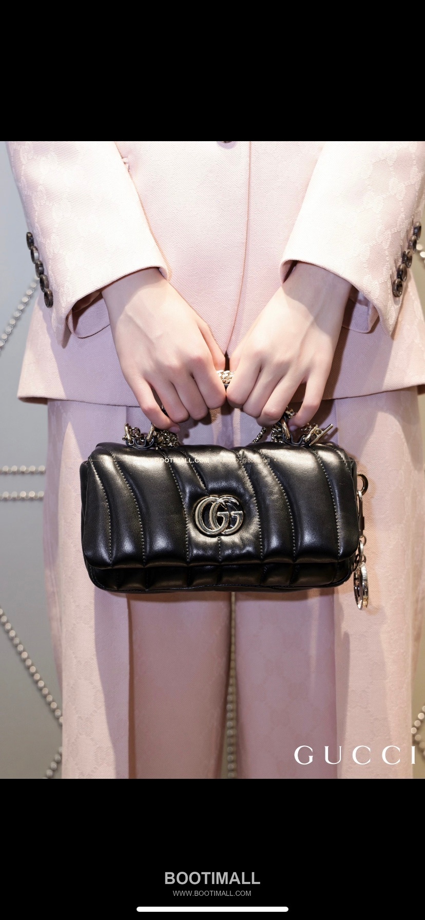 구찌 앵콜라 레드 카프스킨 슬림 숄더백 Gucci Ancora Red Calfskin Slim Shoulder Bag 806016 25.9cm 19