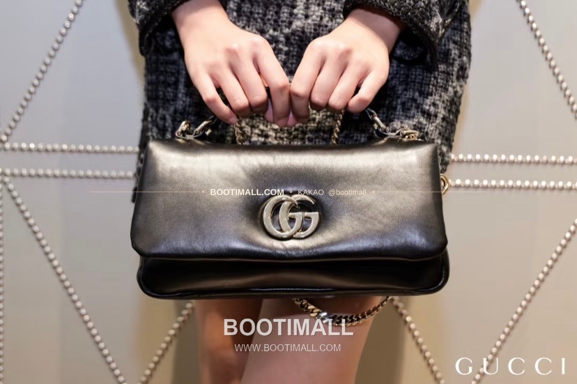 구찌 앵콜라 레드 카프스킨 슬림 숄더백 Gucci Ancora Red Calfskin Slim Shoulder Bag 806016 25.9cm 21