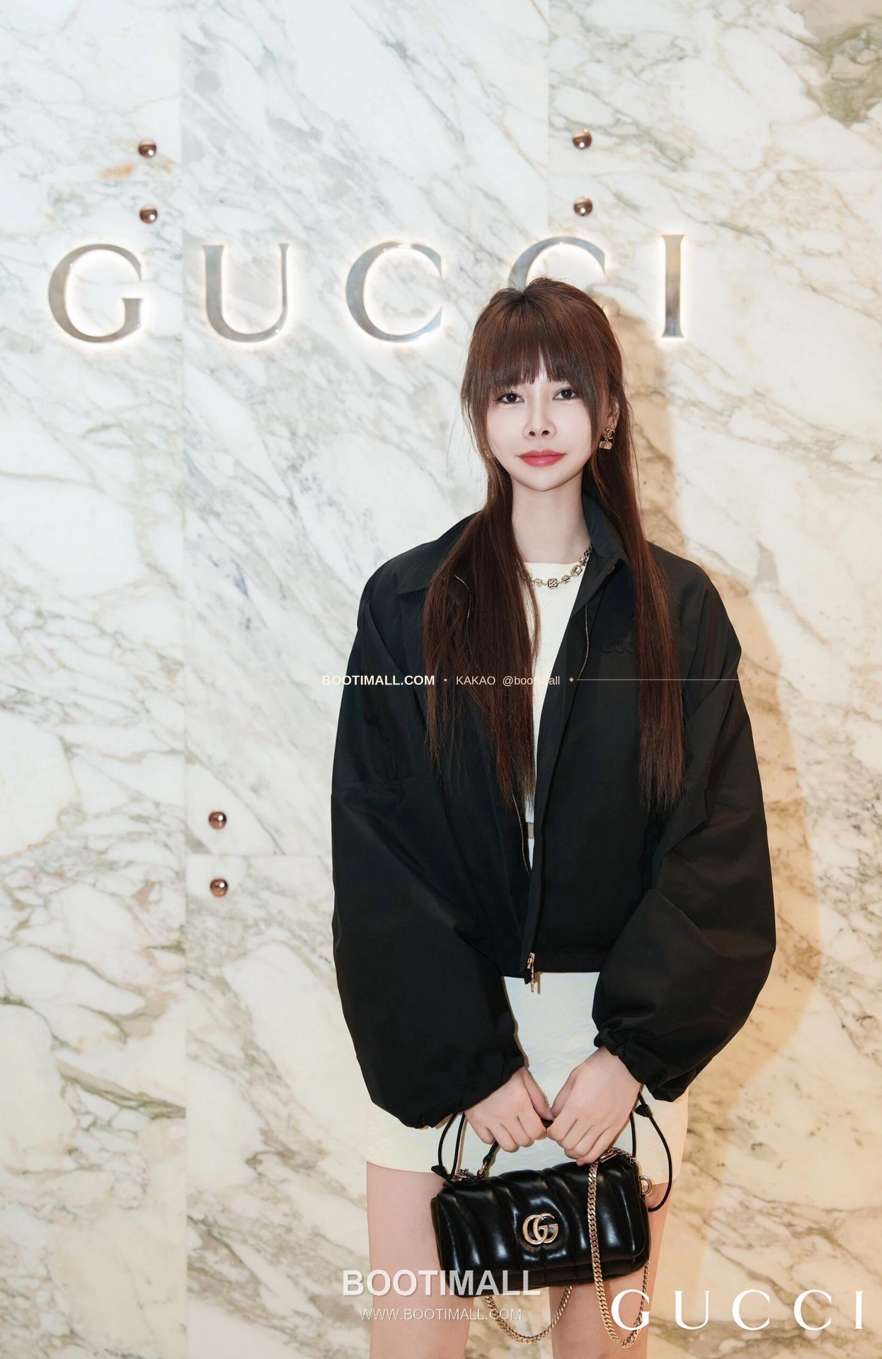 구찌 카프스킨 자수 슬림 숄더백 Gucci Calfskin Embroidered Slim Shoulder Bag 806017 21.1cm 7