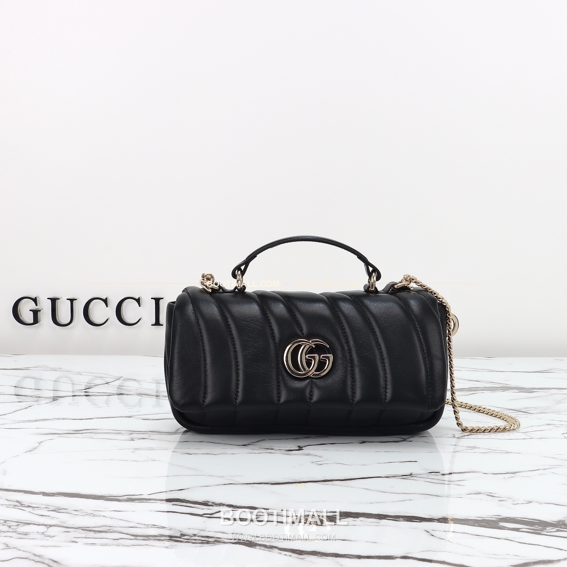 구찌 카프스킨 자수 슬림 숄더백 Gucci Calfskin Embroidered Slim Shoulder Bag 806017 21.1cm 10