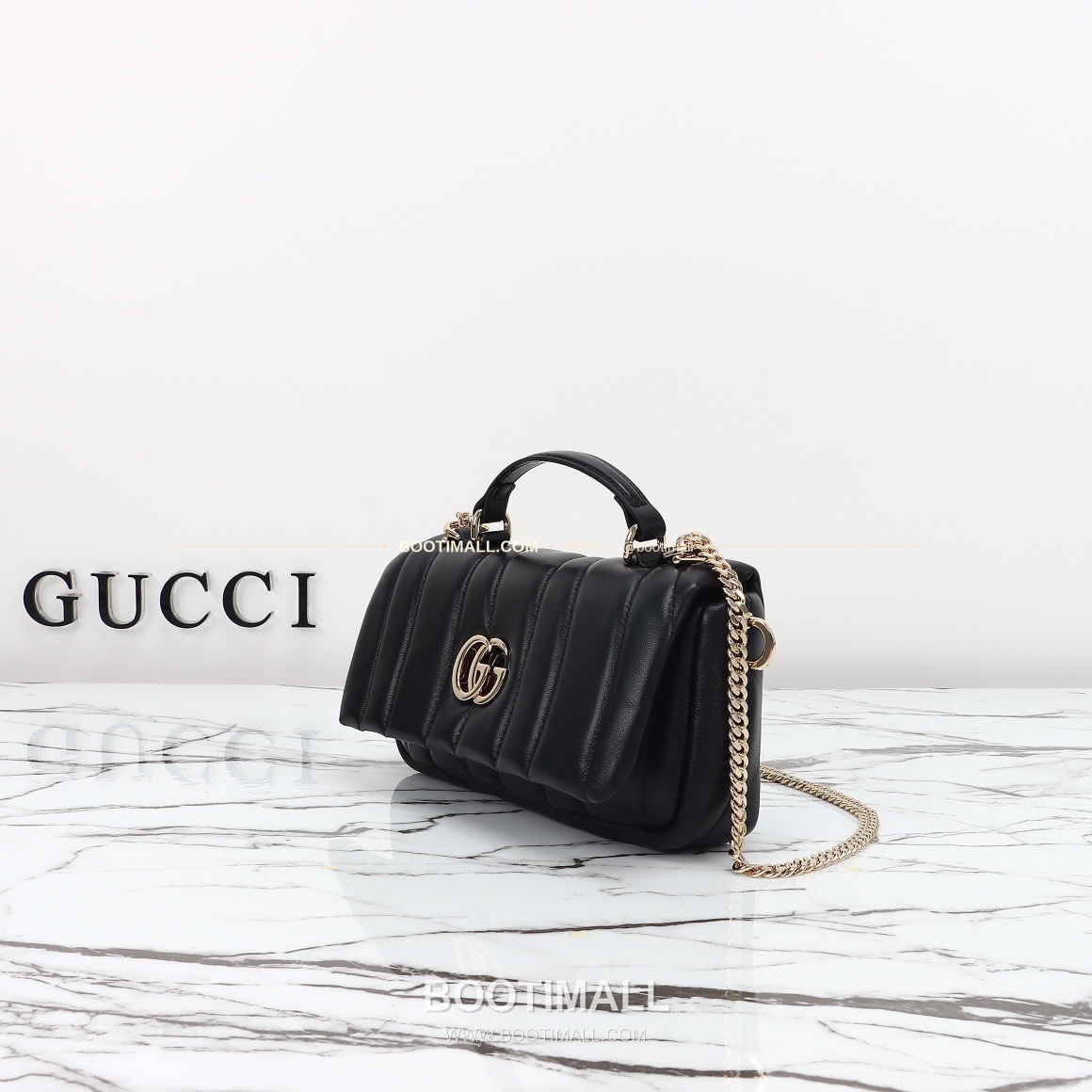 구찌 카프스킨 자수 슬림 숄더백 Gucci Calfskin Embroidered Slim Shoulder Bag 806017 21.1cm 11