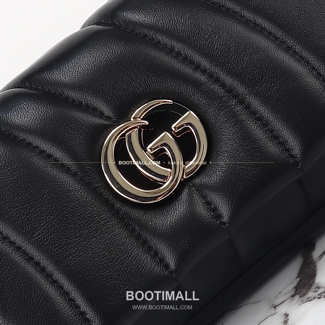 구찌 카프스킨 자수 슬림 숄더백 Gucci Calfskin Embroidered Slim Shoulder Bag 806017 21.1cm 13