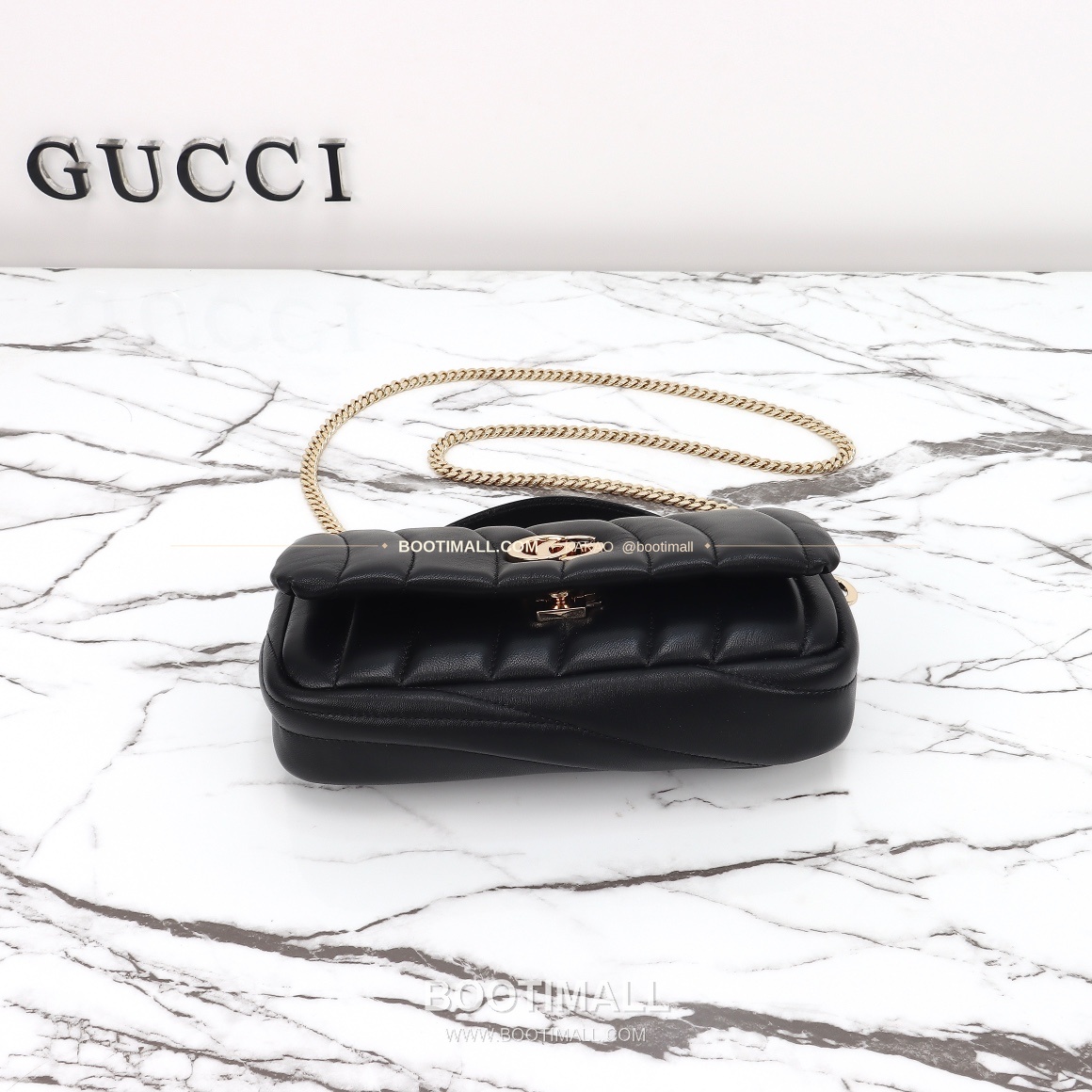 구찌 카프스킨 자수 슬림 숄더백 Gucci Calfskin Embroidered Slim Shoulder Bag 806017 21.1cm 17