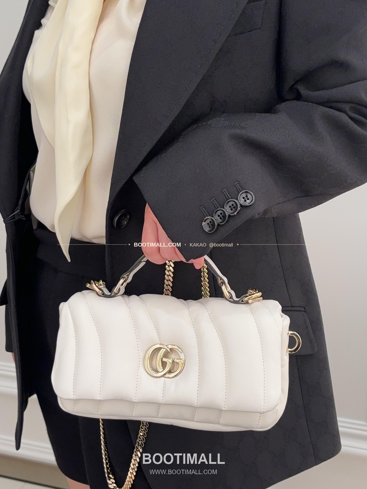 구찌 카프스킨 자수 슬림 숄더백 Gucci Calfskin Embroidered Slim Shoulder Bag 806017 21.1cm 6