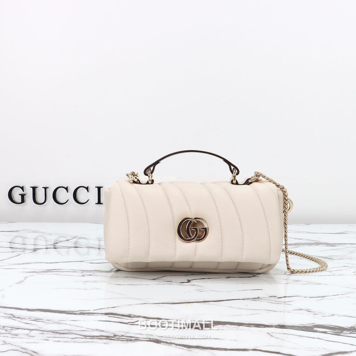 구찌 카프스킨 자수 슬림 숄더백 Gucci Calfskin Embroidered Slim Shoulder Bag 806017 21.1cm 10