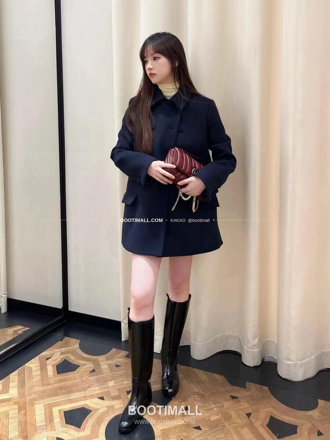 구찌 카프스킨 자수 슬림 숄더백 Gucci Calfskin Embroidered Slim Shoulder Bag 806017 21.1cm 2