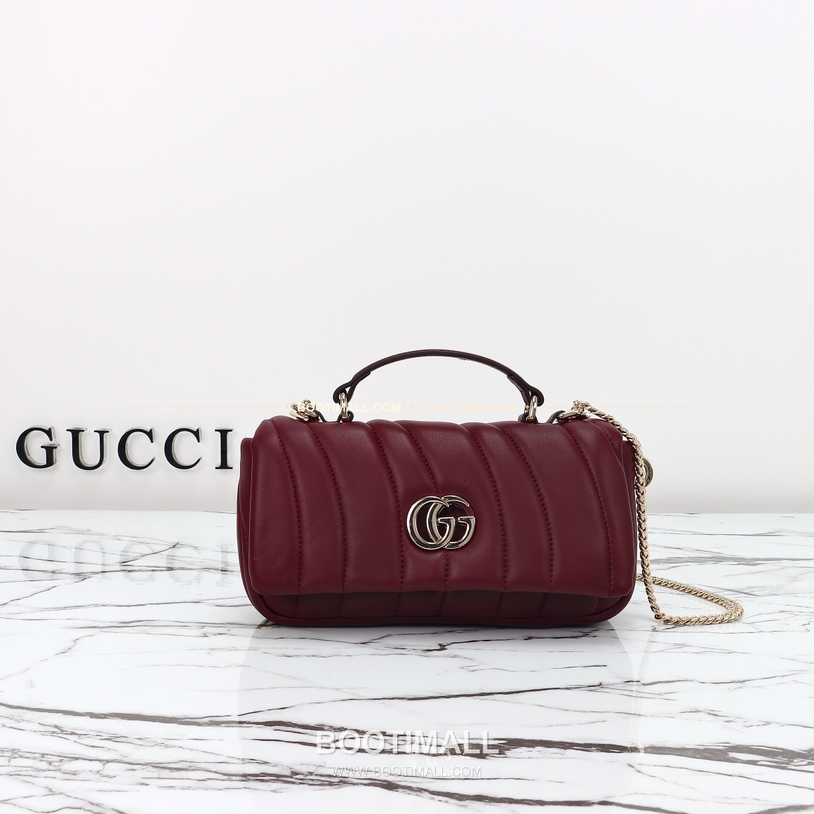 구찌 카프스킨 자수 슬림 숄더백 Gucci Calfskin Embroidered Slim Shoulder Bag 806017 21.1cm 10