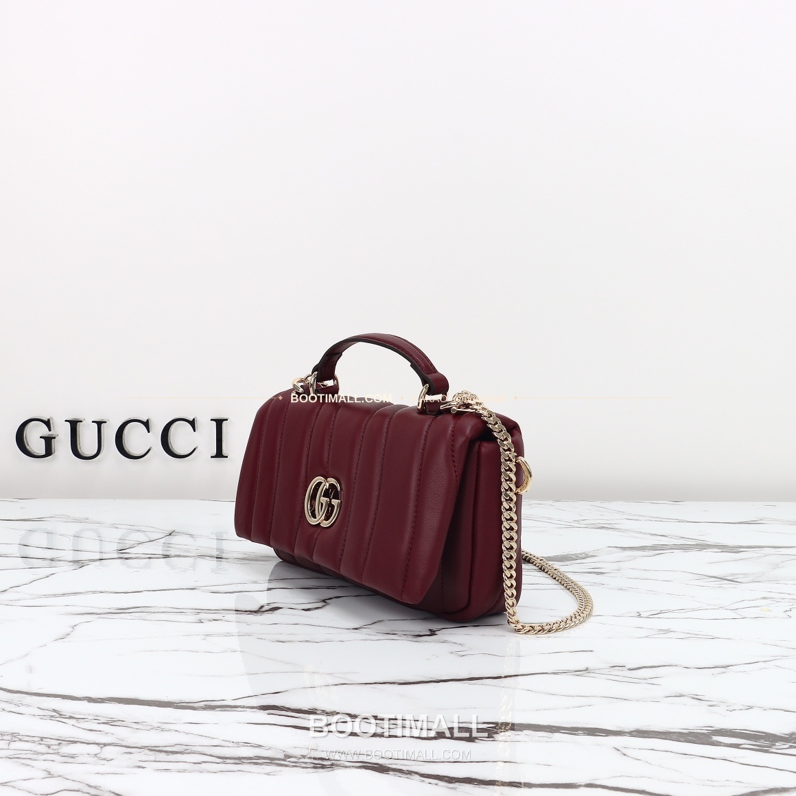 구찌 카프스킨 자수 슬림 숄더백 Gucci Calfskin Embroidered Slim Shoulder Bag 806017 21.1cm 11