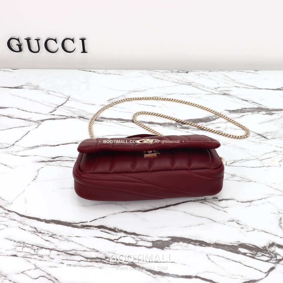 구찌 카프스킨 자수 슬림 숄더백 Gucci Calfskin Embroidered Slim Shoulder Bag 806017 21.1cm 17
