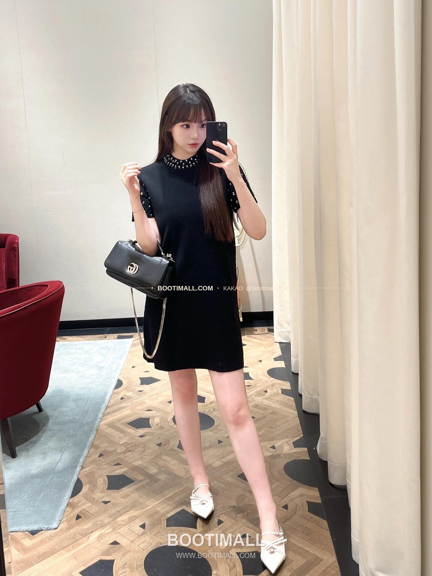 구찌 카프스킨 슬림 숄더백 Gucci Calfskin Slim Shoulder Bag 806017 21.1cm 6