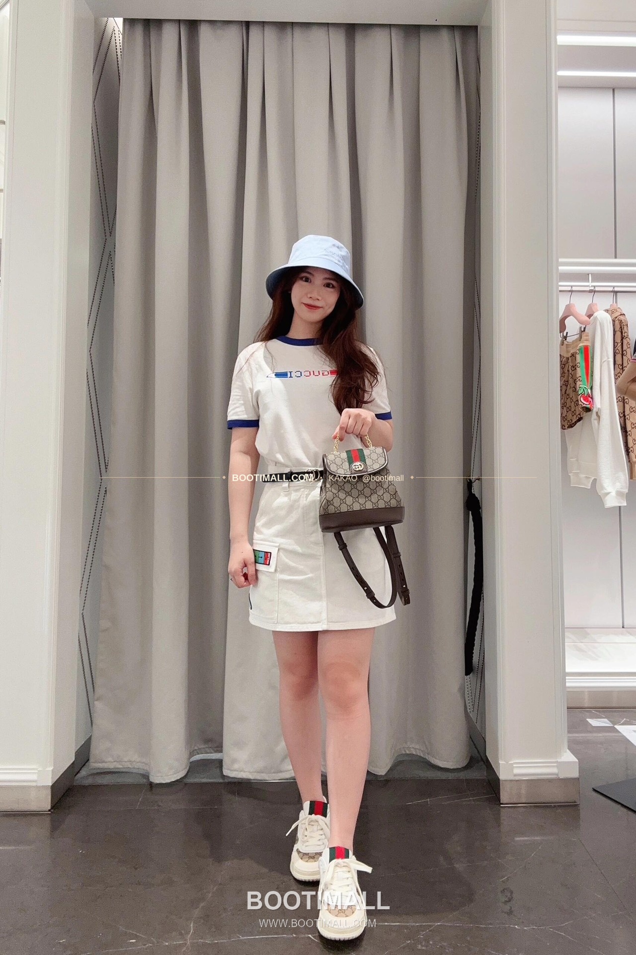 구찌 브라운 카프스킨 구조 미니 백팩 Gucci Brown Calfskin Structured Mini Backpack 795221 20.5cm 7