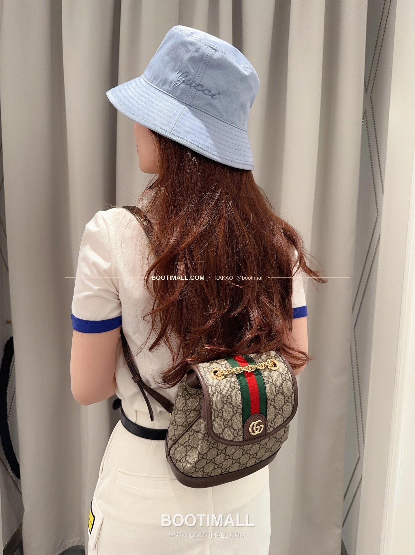 구찌 브라운 카프스킨 구조 미니 백팩 Gucci Brown Calfskin Structured Mini Backpack 795221 20.5cm 9