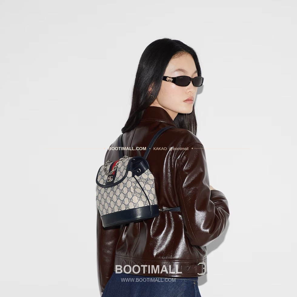 구찌 브라운 카프스킨 구조 미니 백팩 Gucci Brown Calfskin Structured Mini Backpack 795221 20.5cm 10